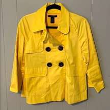 Grace Dane Lewis Yellow Peacoat Size 8