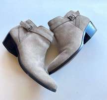 SAM EDELMAN PIRRO BOOTIES IN PUTTY WOMENS SIZE‎ 7M ANKLE BOOTS SHOES