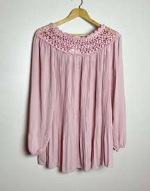 CLEARANCE! Rose  Boatneck Blouse Size S NWT