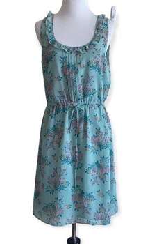 Hinge small floral‎ fit and flare dress