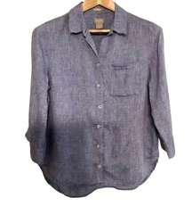 Chico’s 100% linen shirt size 8