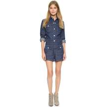 Alexa Chung for AG Loretta Denim Romper