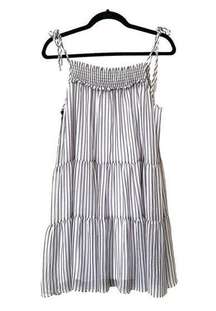 SAYLOR Kimi Crinkle Stripe Mini Dress NWT Sz M