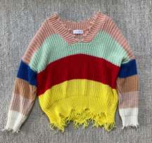 Colorful Striped Sweater