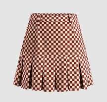 Checkered Skirt