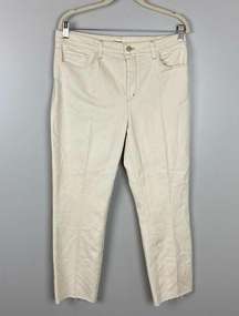 L’AGENCE high rise cropped slim Jean in macadamia size 31