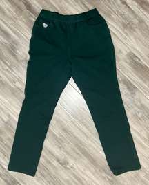 Dream Jeannes Forest Green Pull-on Tall Straight Leg Pants Small