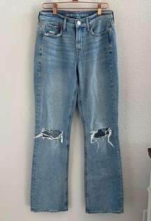 American Eagle '90's Boot Cut Distressed Denim Jeans 0