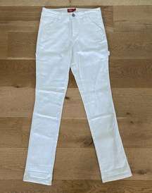 Dickies - High Rise Skinny Jeans in White