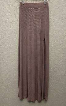 Slit Maxi Skirt