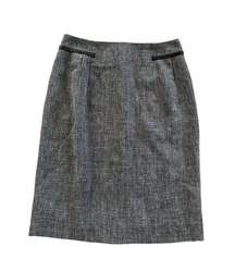 HUGO BOSS Gray Pencil Work Skirt Size US 4