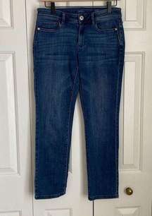 J. Jill Denim Authentic Fit Slim Ankle Jeans Blue Size 2