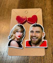 Taylor Swift Travis Kelce Earrings