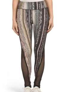 X Gottex Snake Print Yoga Leggings