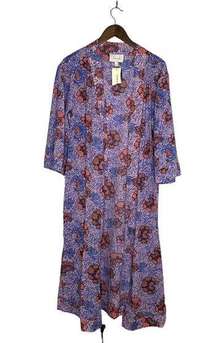 Cleobella Size XS/S NWT Zoya Duster in Purple Floral