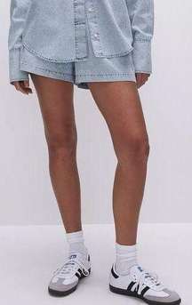 Good American Women's Denim Diamond Shorts in Size XL NEW