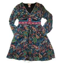 FLYING TOMATOES Small Paisley Dress