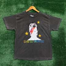 David Bowie Ziggy Stardust Poster Rock Tee L