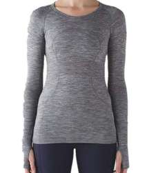 Lululemon  Swiftly Tech Long Sleeve Crew Grey 2