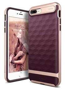 * NEW IN BOX- CASEOLOGY Parallax Geometric Pattern, iPhone 6/6S case, Burgundy