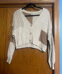 Cropped Knit Sweater