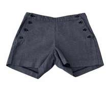 Banana Republic Blue Tweed Like Sailor Style Shorts‎