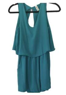 Teal Romper By Mahina Boutique