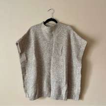 UNIVERSAL THREAD | Tan Poncho Knit Sweater Sz OSFM