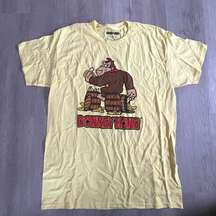 NWOT Donkey Kong Yellow Graphic Tee size L