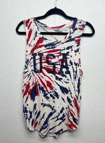 Grayson Threads USA Patriotic Womens Tank Top Size Large 4th of July Festival
