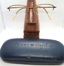 Tommy Hilfiger Brown & Cream Prescription Glasses Frames & Case