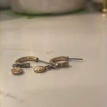 sage green earrings