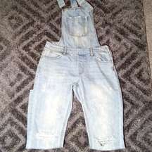 High way High Rise straight leg denium overalls vintage