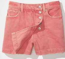 NWOT American Eagle Outfitters Skirts  Denim Mom Skort Wild Watermelon 10