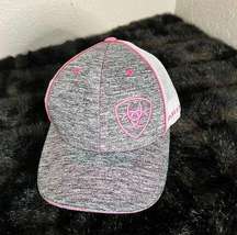 Ariat Womens Pink/Heather Grey SnapBack Cap OSFM