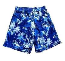 NWT Womens Halcurt Palm Print Lined Swim Bermuda Shorts - Sz L
