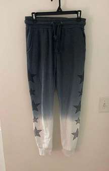 vintage havana jogger sweatpants with star design size S