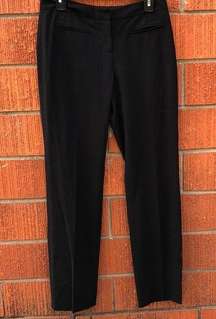 💜DKNY Black Dress Pants straight leg size 6