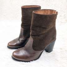 Brown Booties Size 38 / 7.5