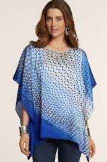 Chicos Liam Paula Scoop Neck Poncho