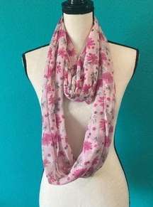 ⭐️ Banjara pink floral infinite scarf