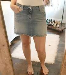 Apt. 9 size 10 sexy denim mini skirt