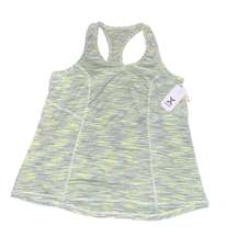 NWT Xersion white, green, and yellow tank top size Medium