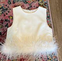 White Feather Top