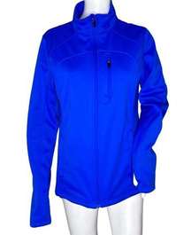 Xersion Jacket Womens Medium Royal Blue Colorful Gym Workout Athletic Athleisure