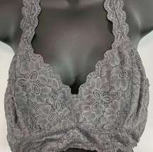 Felina Lingerie Gray Lace Bralette