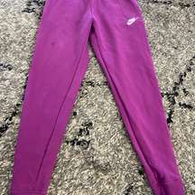 Purple Nike sweatpants worn a few times