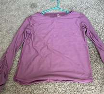 long sleeve athletic shirt