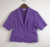 Purple Blazer Size Petite 12