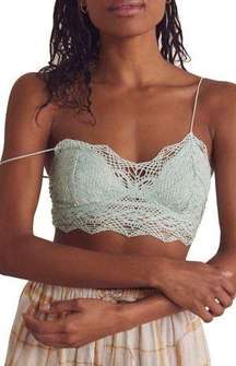 NWT Free People Mariana Cotton Bralette in Clear Sky‎